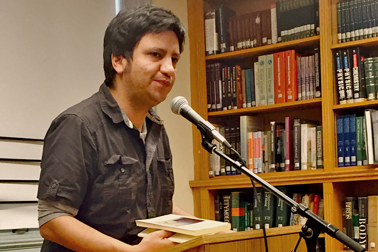 Alejandro Zambra discusses his literary works here at Saint Ann's on December 14.